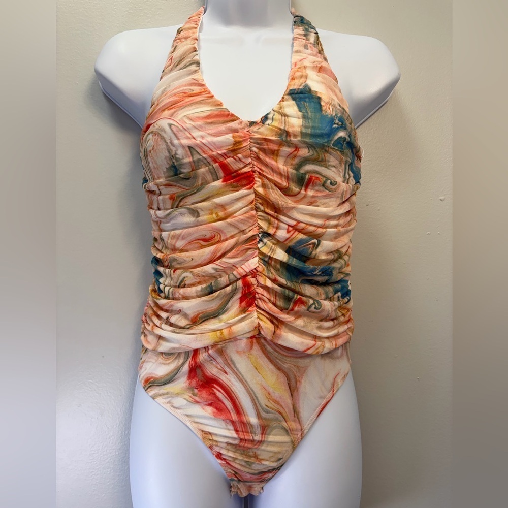 Lulu's Swirl Print Kids Bodysuit